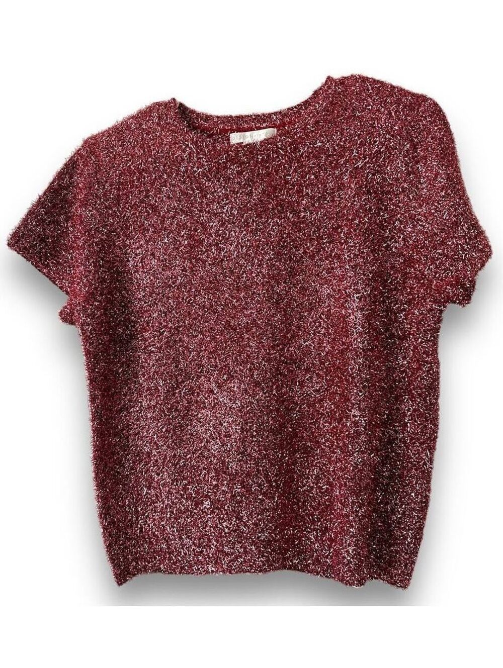 NWOT Design History Sparkle Shirt, Pink, Size Medium, Statement Piece, Party